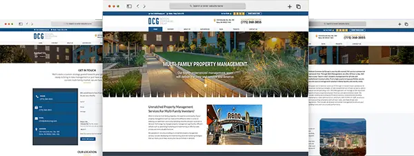Custom Real Estate Web Design Screenshot