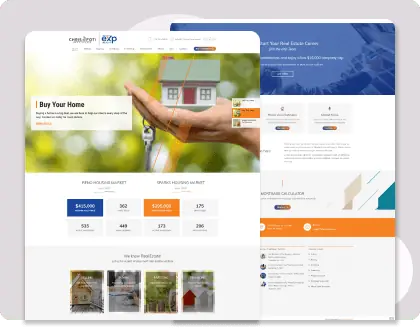 Real Estate Web Design Project - eXp Realty