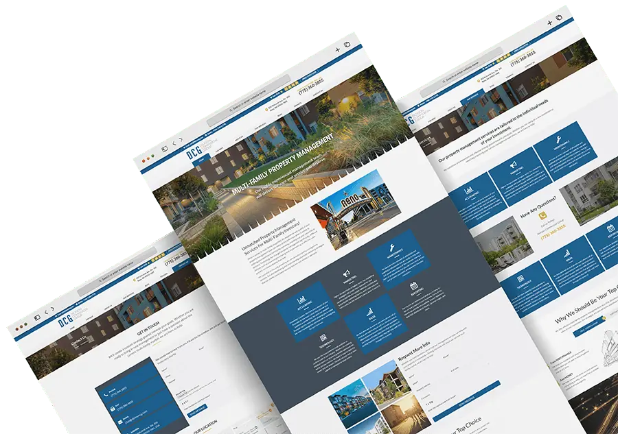 Real Estate Web Design Project Image of Dickson CG