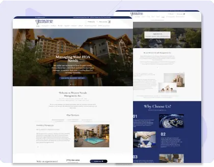 Real Estate Web Design Project - Western Nevada Management